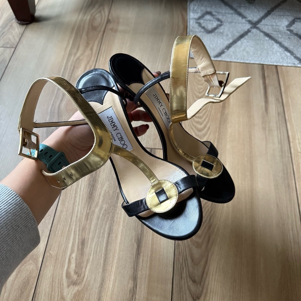 Jimmy Choo T-Strap Sandals - Picture 12 of 12